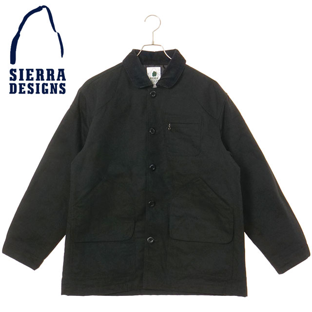 シエラデザインズ SIERRA DESIGNS メンズ 90's コットンカバーオール [831011 FW26] 90's COTTON COVERALL ワークジャケット 日本製 カジュアル アメカジ 黒 Black