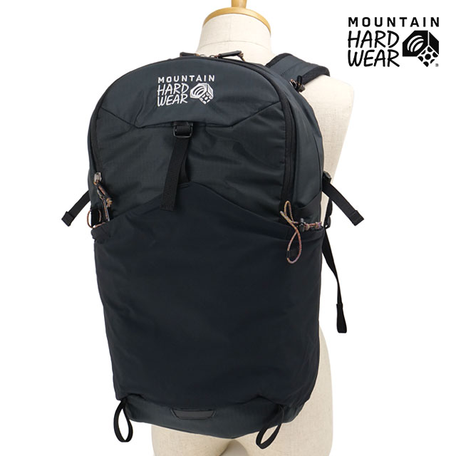 マウンテンハードウェア Mountain Hardwear フィールドデイ 28L バックパック [OU7679-004 FW26] Field Day 28L Backpack MHWリュック デイパック 登山 ハイキング 黒 Dark-Storm