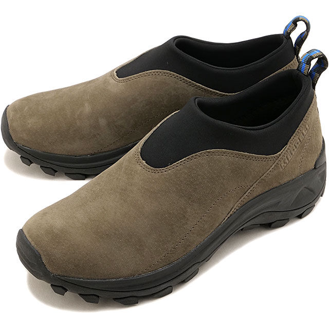 メレル MERRELL スニーカー メンズ ウィンターモック3 [J004565 FW26] M WINTER MOC 3 防寒 スリッポン 撥水 ピッグスエード ブラウン GUNSMOKE