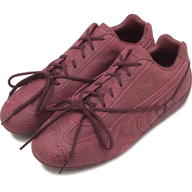 プーマ PUMA スニーカー レディース スピードキャット ヴィンテージ ロゼ [410911-01 FW26] Speedcat VTG ROSE ウィメンズシューズ BLACKPINK コラボ ワインレッド Burgundy