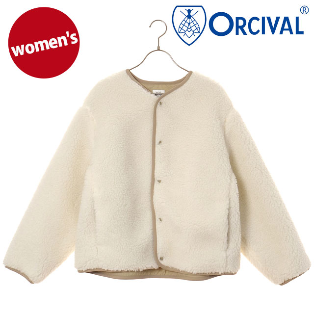 オーシバル ORCIVAL レディース ラウンドネック ブルゾン [#OR-A0741