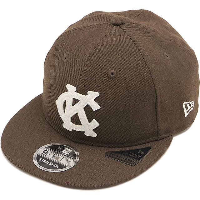 ニューエラ NEW ERA RC9FIFTY カンザスシティ・モナークス ウールキャップ [15136891 FW26] RC950 CS KANMON WOOL WAL 帽子 ニグロリーグ MLB 復刻 ストリート カジュアル ブラウン ウォルナット