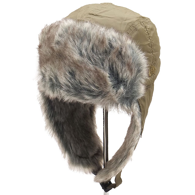 ニューエラ NEW ERA OUTDOOR トラッパー02 ウォーターレペレント [15125056 FW26] OD TRAPPER02 WATER REPELLENT OLV 帽子 撥水 ファー付き 防寒 フライトキャップ 秋冬 オリーブ
