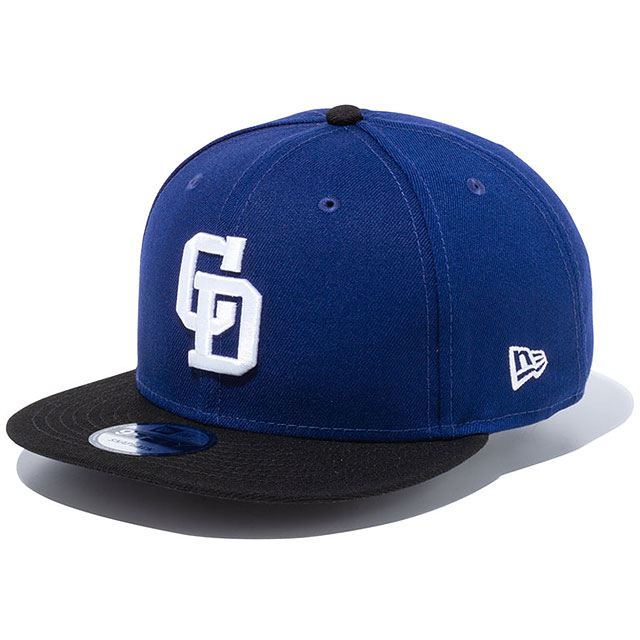 ニューエラ キャップ NEW ERA CAP 9FIFTY 中日ドラゴンズ [14524940 ] 帽子 NPB 日本プロ野球 スポーツ観戦 オールシーズン 春 夏 秋 冬 大きいサイズ ダークロイヤル/ブラックバイザー