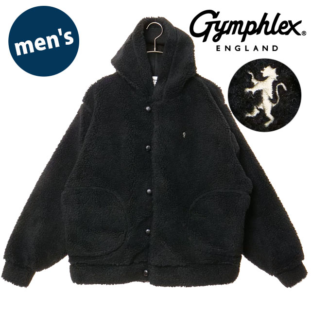 ジムフレックス Gymphlex ボアフーデッドジャケット [#GY-A0727 BOA