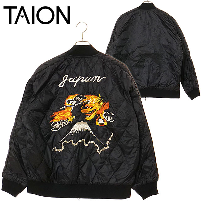 タイオン TAION リバーシブル“SKAJAN”ダウンジャケット [TAION-JK04JS