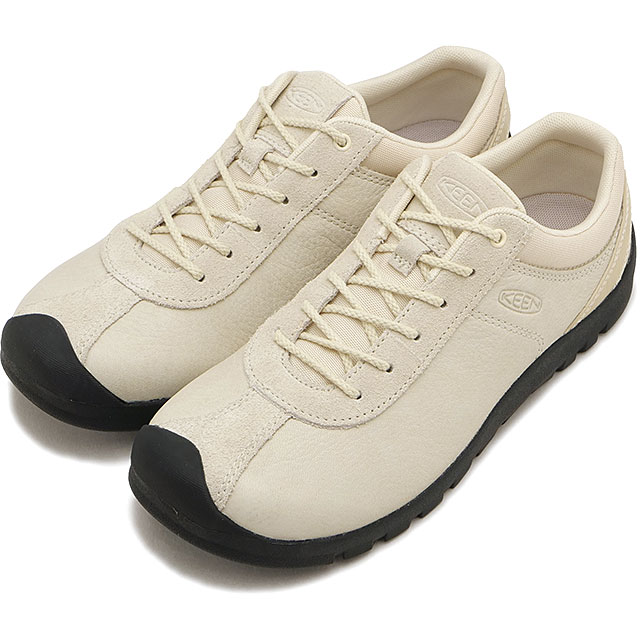 返品交換送料無料 キーン KEEN スニーカー レディース ジャスパー デコン [1032753 FW26] W JASPER DECONレザーシューズ ホワイト BIRCH/BLACK