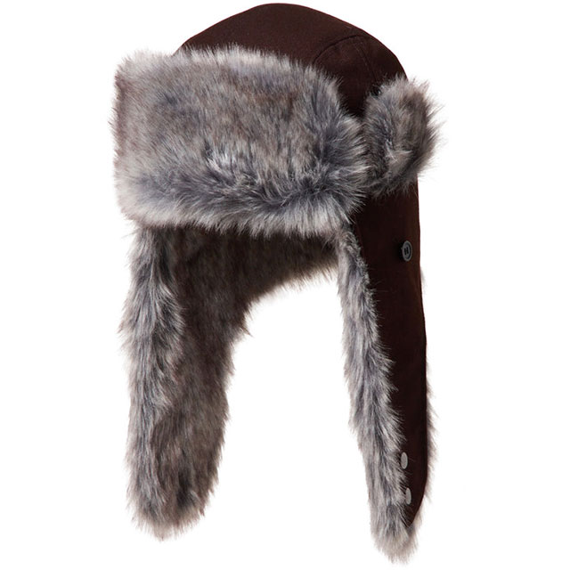 ニューエラ NEW ERA トラッパーベーシック [15136886 FW26] TRAPPER BASIC BWOO 263 帽子 ファー付き 防寒 フライトキャップ 秋冬 ブラウン バーントウッド