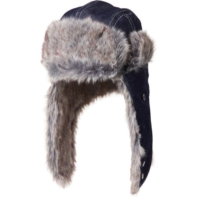 ニューエラ NEW ERA トラッパーベーシック [15136884 FW26] TRAPPER BASIC DEN 263 帽子 ファー付き 防寒 フライトキャップ 秋冬 ネイビー