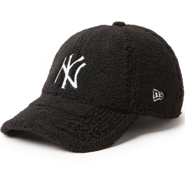 ニューエラ NEW ERA 9TWENTY ニューヨーク・ヤンキース ボアキャップ [15137243 FW26] 920 NEYYAN BOA BLK 263 帽子 フリースキャップ 防寒 ストリート カジュアル ブラック