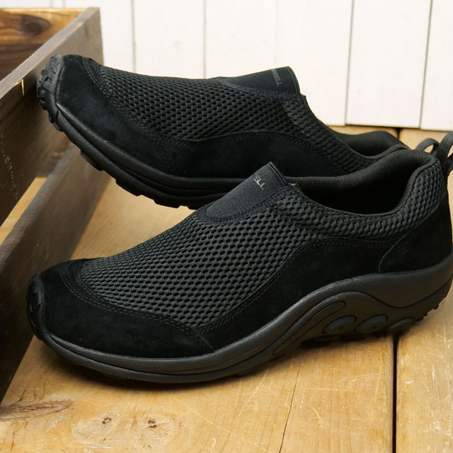  MERRELL ˡ 󥰥å ֥꡼ [J500645 SS25] U JUNGLE MOC BREEZE 󥺡ǥ  塼 åݥ ȥɥ TRIPLE-BLACK 谷Ź
