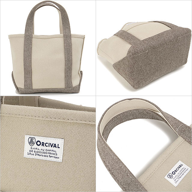 オーシバル ORCIVAL ヘビーメルトン トートバッグ スモール [OR-H0241