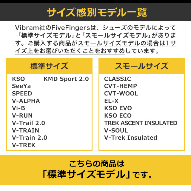 ビブラムファイブフィンガーズ Vibram FiveFingers 5本指