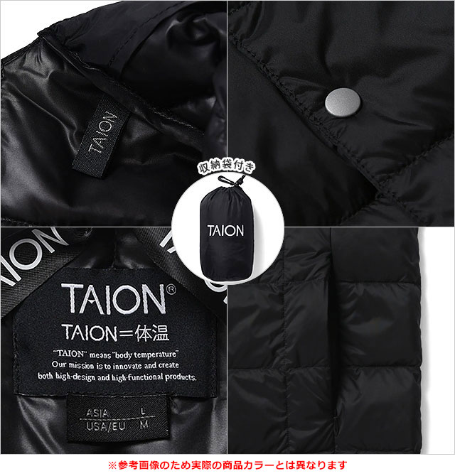 タイオン TAION Vネック ロングダウンベスト [TAION-W001-LONG FW26
