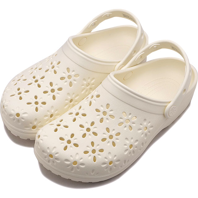 クロックス crocs サンダル クラシック フローラル カットアウト