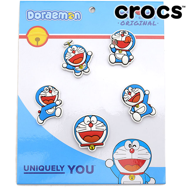 クロックス crocs ジビッツチャーム ドラえもん 5パック [10016188