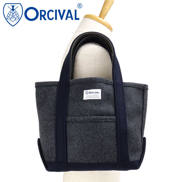 オーシバル ORCIVAL ヘビーメルトン トートバッグ スモール [OR-H0241