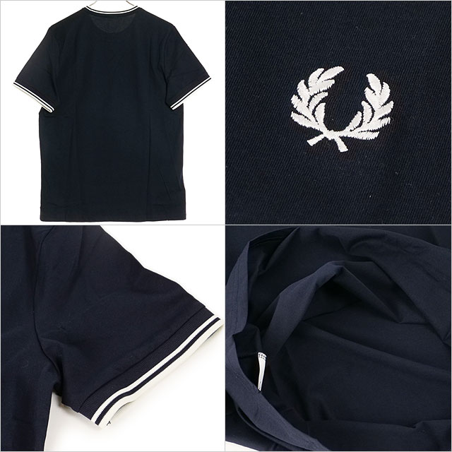 եåɥڥ꡼ FRED PERRY ĥ ƥåץ T [M1588] TWIN TIPPED T-SHIRT  ȥåץ Ⱦµ Ź㥪 ڥ᡼ 谷Ź