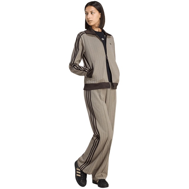 アディダス ヴィンテージ＜香港製 万国タグ セットアップ＞M0144c アディダス オリジナルス adidas Originals レディース ツイード