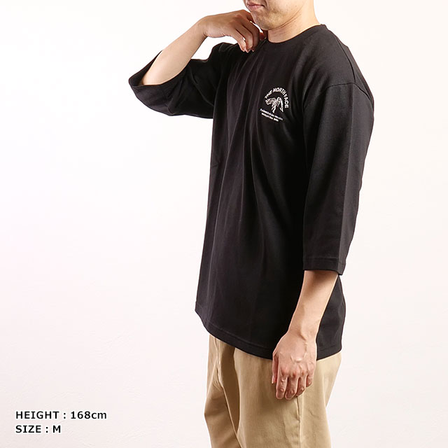Ρե THE NORTH FACE ꡼֥ݥȥƥ [NT32537-K SS25] 3/4 Sleeve One Point Logo Tee  TNF ȥɥ ȥåץ ȾµT ֥å ڥ᡼ 谷Ź