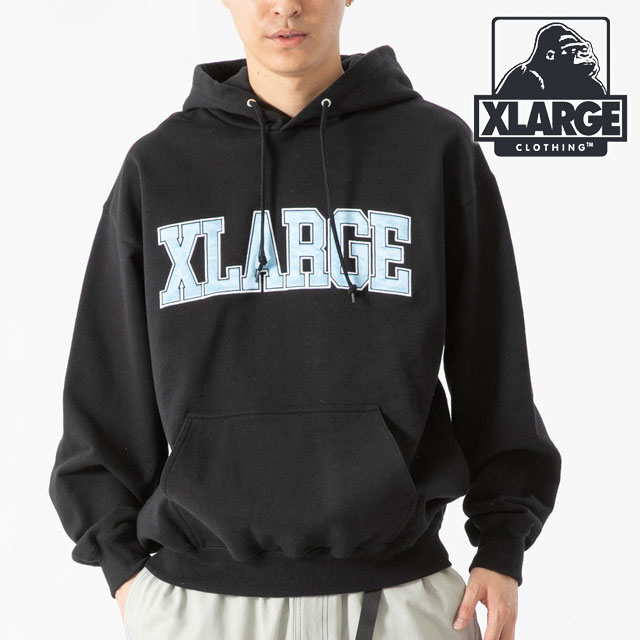 エクストララージ XLARGE COLLEGE LOGO HOODED SWEATSHIRT スウェットフーディー パーカー メンズ 101233012018 50％OFF／SALE】エクストララージ XLARGE メンズ カレッジロゴ