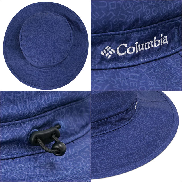 【30％OFF／SALE】コロンビア Columbia ハット ボンバークレストピークパッカブルブーニー [PU5529-465 SS25] メンズ・レディース 帽子 サファリハット UVカット ストレッチ素材 春夏 Collegiate-Navy ネイビー 【メール便配送】 正規取扱店【ts】