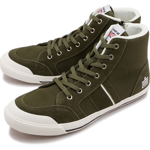 アドミラル Admiral スニーカー イノマー ハイ [AD-603 FW23] INOMER HI メンズ・レディース Khaki カーキ系 アドミラル Admiral スニーカー イノマー ハイ [AD-603 FW23] INOMER