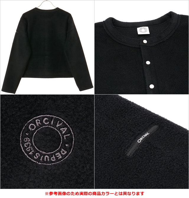 ORCIVAL 長袖カーディガン 黒 ORCIVAL(オーシバル) カーディガン 長袖 黒