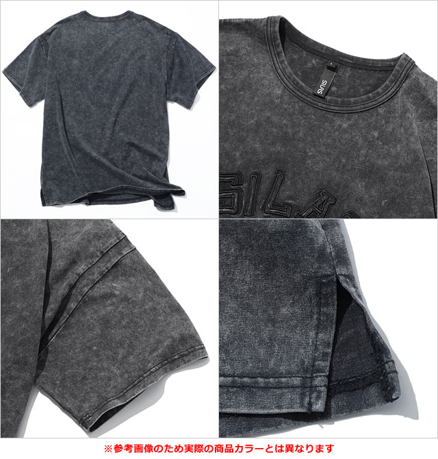 30OFFSALEۥ饹 SILAS ѥץ󥰥 硼ȥ꡼T [110252011005 SU25] POWDER PROCESSING DYED S/S TEE  ȥåץ åȥ Ⱦµ ѥù BLUE ڥ᡼ 谷Źts