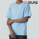 30OFFSALEۥ饹 SILAS ѥץ󥰥 硼ȥ꡼T [110252011005 SU25] POWDER PROCESSING DYED S/S TEE  ȥåץ åȥ Ⱦµ ѥù BLUE ڥ᡼ 谷Źts