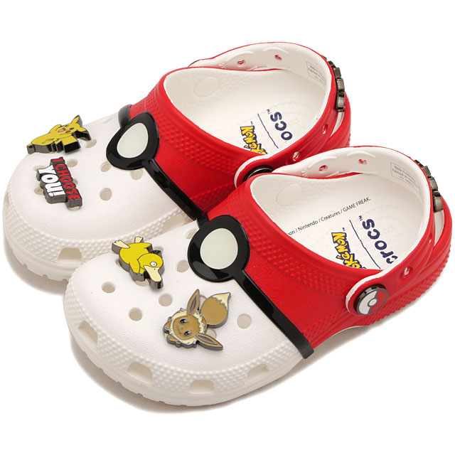 クロックス crocs サンダル キッズ ポケモン ポケボール クラシック