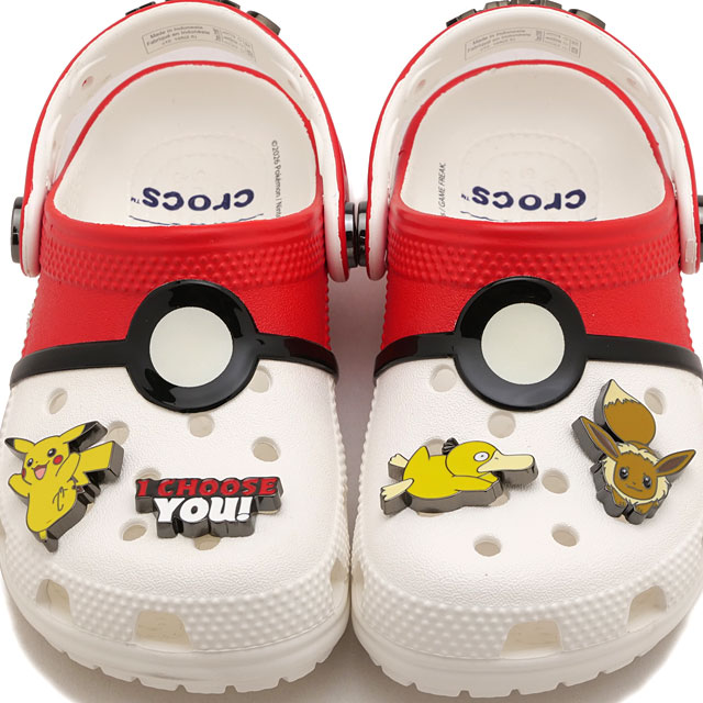 クロックス crocs サンダル キッズ ポケモン ポケボール クラシック