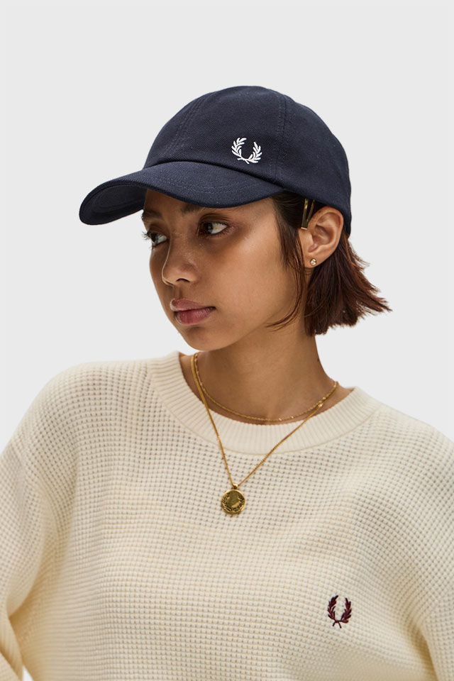 եåɥڥ꡼ FRED PERRY ԥ 饷åå [HW6726-267] PIQUE CLASSIC CAP 󥺡ǥ ˹ λ Ĵǽ NAVY/S.WHITE