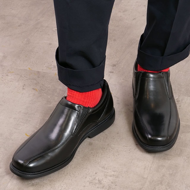 レザーシューズ ベルトストラップ スリッポン ロックポート ROCKPORT レザーシューズ チャールズロード