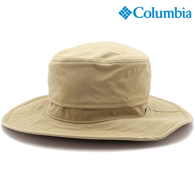 コロンビア Columbia ハット イエロードックマウンテンブーニー [PU5700-271 SS25] メンズ・レディース 帽子 サファリハット UVカット 撥水 ストレッチ素材 春夏 Ancient-Fossil カーキ 【メール便配送】 正規取扱店