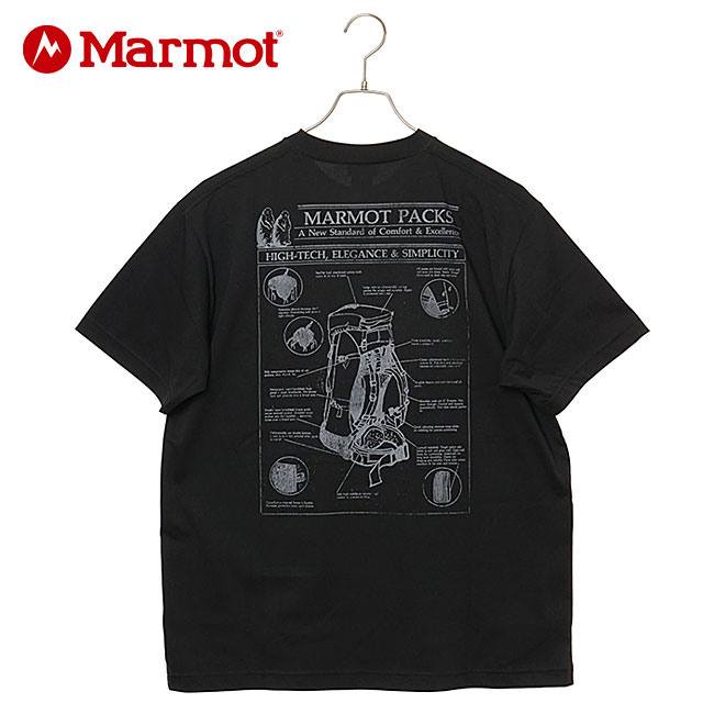 マーモット Marmot メンズ アーカイブパックスTシャツ [MTSS26MST068