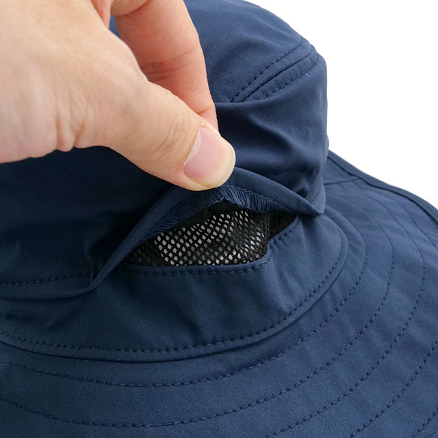 コロンビア Columbia ハット イエロードックマウンテンブーニー [PU5700-464 SS25] メンズ・レディース 帽子 サファリハット UVカット 撥水 ストレッチ素材 春夏 Collegiate-Navy ネイビー 【メール便配送】 正規取扱店