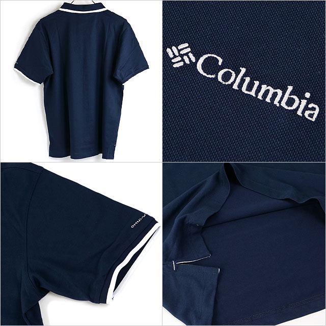【20％OFF／SALE】コロンビア Columbia メンズ コーブドームビュートソリッドピケポロ [AE0412-464 SS23] COVE DOME BUTTE SOLID PIQUE POLO トップス ポロシャツ 半袖 吸湿速乾 UVケア Collegiate-Navy 紺 ネイビー系【メール便配送】 正規取扱店【ts】