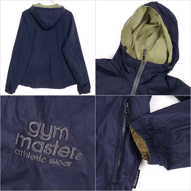 ジムマスター GYM MASTER リバーシブルナイロンフードJKT