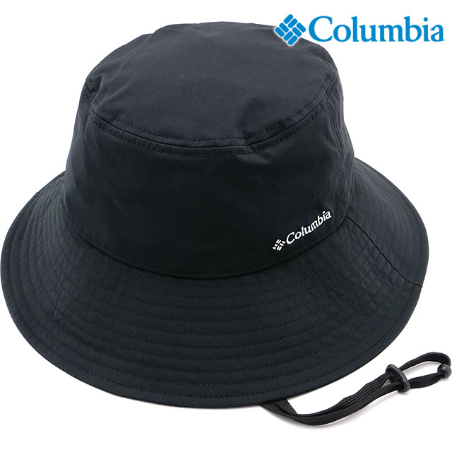 コロンビア Columbia ハット イエロードックマウンテンバケット [PU5775-010 SS25] メンズ・レディース 帽子 サファリハット UVカット 撥水 ストレッチ素材 春夏 Black ブラック 【メール便配送】 正規取扱店