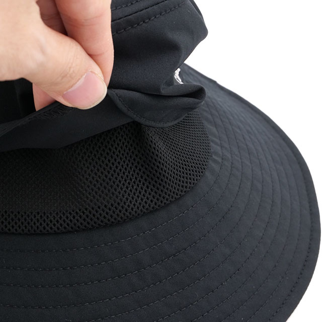 コロンビア Columbia ハット イエロードックマウンテンバケット [PU5775-010 SS25] メンズ・レディース 帽子 サファリハット UVカット 撥水 ストレッチ素材 春夏 Black ブラック 【メール便配送】 正規取扱店