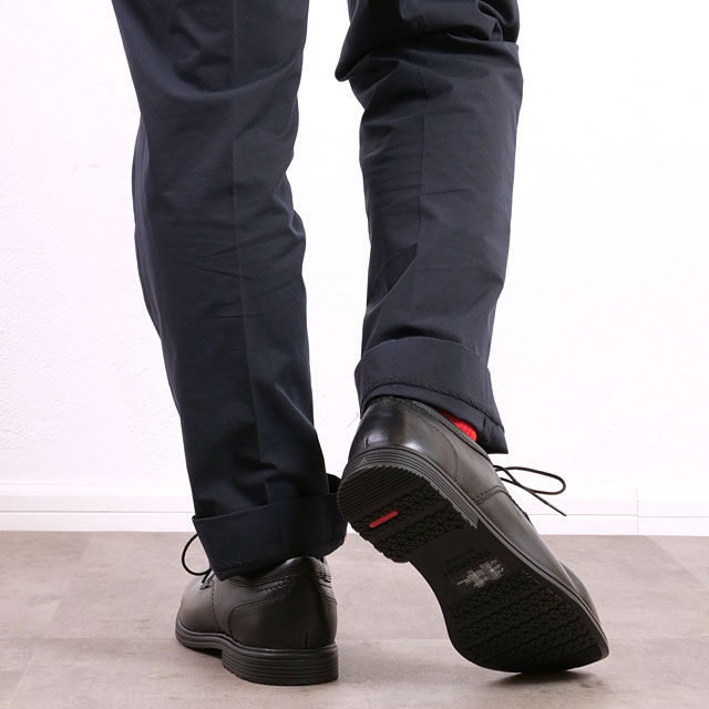 【未使用級】ROCK PORT 革靴 プレーントゥ 25.0 ウォータープルーフ 未使用級】ROCK PORT 革靴 プレーントゥ 25.0 ウォーター