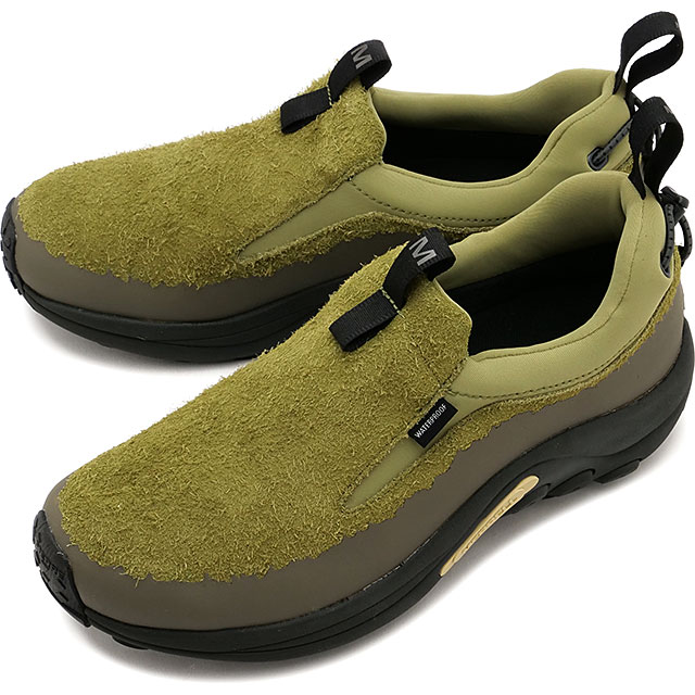 【40％OFF／SALE】メレル MERRELL メンズ スリッポン ジャングルモック エボ ウィンター ウォータープルーフ [J005413 FW23] M JUNGLE MOC EVO WINTER WATERPROOF 防寒靴 全天候型 防水シューズ スニーカー OLIVE 緑 グリーン系【s】