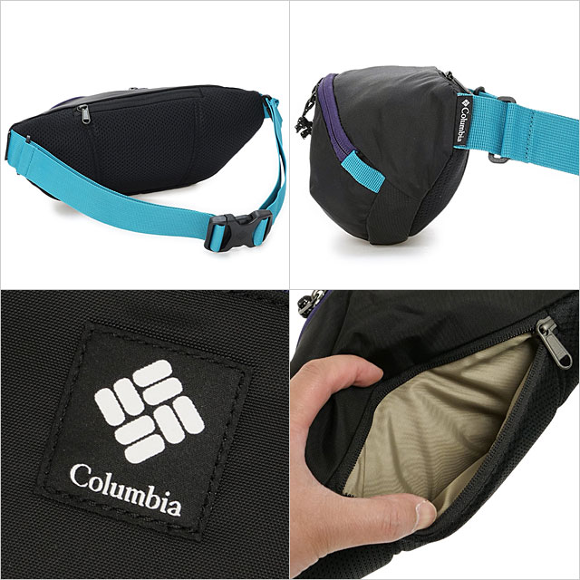 コロンビア Columbia パナシーア ヒップバッグ [PU8666-014 SS25] メンズ・レディース 鞄 ボディバッグ ウェストバッグ Black-Multi ブラック 正規取扱店