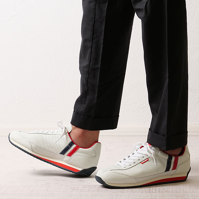 返品送料無料】パトリック スニーカー マラソン レザー トリコロール