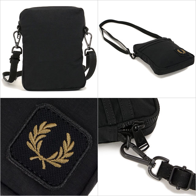 フレッドペリー FRED PERRY ナイロンバッジ スモールサイドバッグ