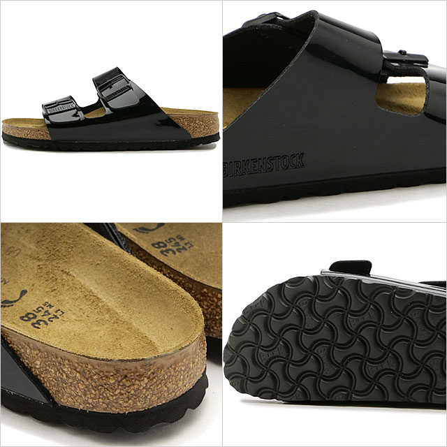 ̵ۥӥ륱󥷥ȥå BIRKENSTOCK ǥ  ꥾ [1005292 SS24] ARIZONA BS ɥ եȥ 򹯥 BLACK | BIRKO-FLOR-PATENT