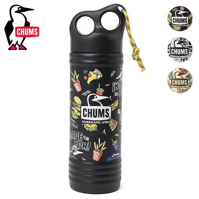 チャムス CHUMS キャンパーウェーブボトル 500ml パターン [CH62-2274