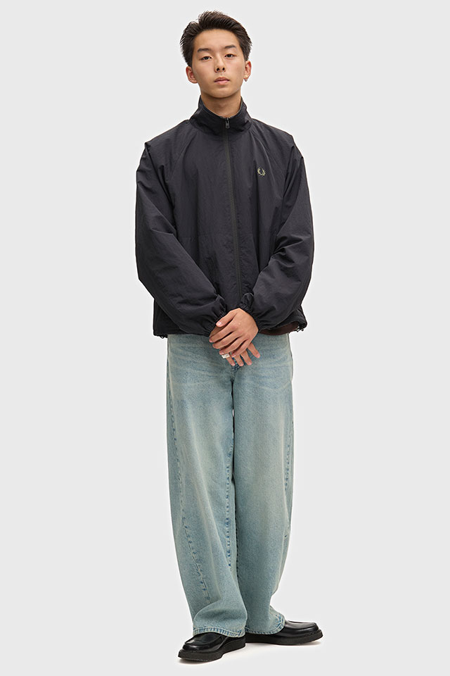 フレッドペリー FRED PERRY メンズ オーバーサイズド シェルジャケット