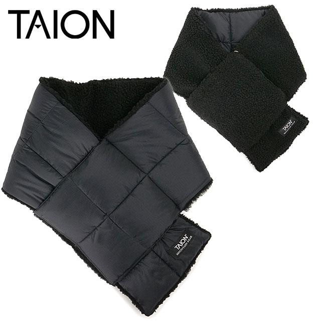 タイオン TAION マウンテン リバーシブル ダウン×ボアスカーフ [TAION